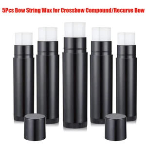 5Pcs Archery Bow String Wax Rail Lube for Recurve/Compound Bow/Xbows String - Picture 1 of 10