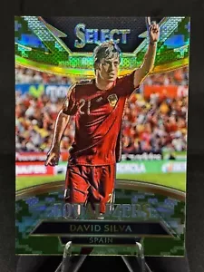 David Silva 2015-16 Panini Seleziona Equalizzatori Mimetico Prizm /249 #17 Spagna - Foto 1 di 2