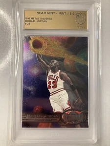 1997-98 Metal Universe #23 Michael Air Jordan Chicago Bulls PSA 8,5 MINT Skybox - Bild 1 von 2
