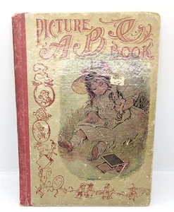 Picture ABC Book Copyright 1898 By W. B. Conkey Company - Imagen 1 de 5