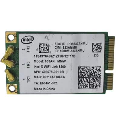 Intel WiFi Link Wireless Card 533ANMMW 802.11n For HP 8530p 6930 6530 6730p - Image 1 of 2