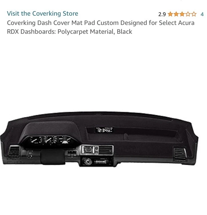 Alfombrilla de cubierta de tablero diseño personalizado para Acura Rdx Foto 1 de 1