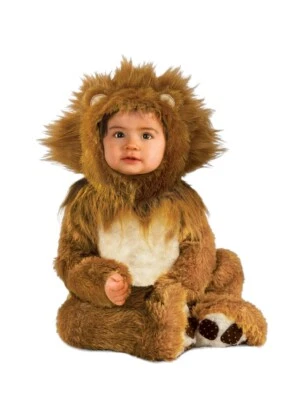 NWT Baby Infant Girls Boys Brown Deluxe Lion Halloween Costume 6-12 Months - Image 1 of 4