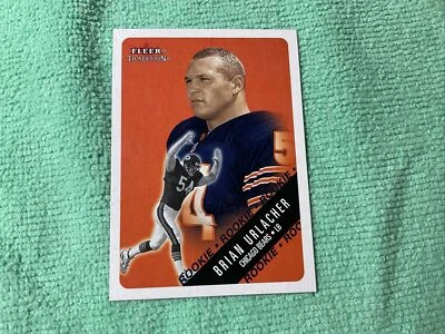 Fleer Tradition #309 2000 Brian Urlacher novato Chicago Bears casi nuevo/como nuevo Foto 1 de 4