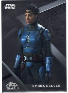 Topps Chrome Black Star Wars 2022 Base Card #54 Koska Reeves