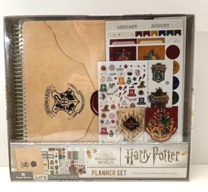 Wizarding World HARRY POTTER Planner Set 12 Month Undated Planner Stickers Clips - Picture 1 of 8