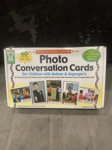 Key Education Photo Conversation Cards For Children w/ Autism & Asperger’s - Picture 1 of 3