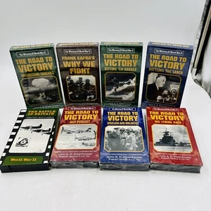 Lot of 8 - The Winning of World War II - The Road To Victory - VHS - 1990s - Picture 1 of 4