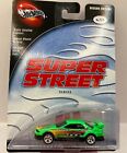 2002 Hot Wheels 100% Super Street Series 1/4 NISSAN SKYLINE Green w/Real Riders
