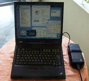 Rare IBM Laptop G-40 Type 2388 Intel-P4 2.4GHz 504MB 60GB Parallel Floppy (x a t - Picture 1 of 17