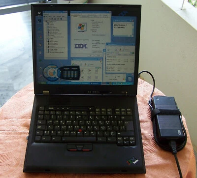 Rare IBM Laptop G-40 Type 2388 Intel-P4 2.4GHz 504MB 60GB Parallel Floppy (x a t - Image 1 of 4