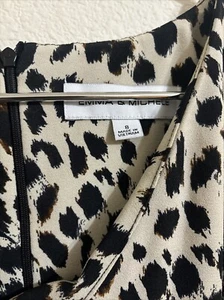 Emma & Michele, Animal Print Jumpsuit, Sleeveless , Size 8 - Picture 1 of 2