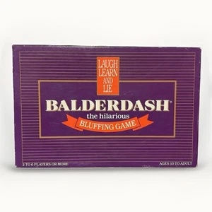 Vintage 1984 Original Balderdash The Hilarious Bluffing Board Game- Complete - Picture 1 of 3