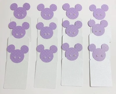 Etiquetas de álbum de recortes Mickey Mouse Disney - Juego de 12 Foto 1 de 3