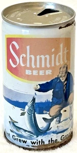 1970's Schmidt-Game Fishing ๐ฃ-Northwest Brew-Lacrosse,Wis-12 oz-Steel Beer Can - Picture 1 of 6