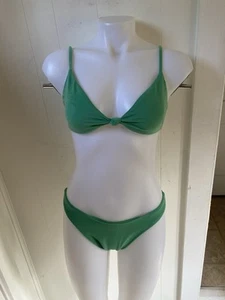 Pacsun Two Piece Green Bikini Swimsuit Size S - Picture 1 of 9