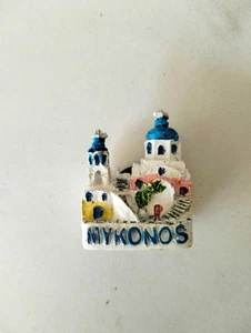 MAGNETE CALAMITA RESINA FRIGO SOUVENIR FRIDGE MAGNET MYKONOS GRECIA - Foto 1 di 1