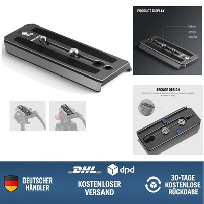 Kameramontageplatte Schnellwechselplatte 501PL kompatibel mit GM001 GM002 GM006 - Bild 1 von 4