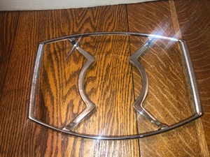 Corning Ware P-10-M 1 Chrome Metal Trivet 13" x 9 1/2" x 1 1/4" - Picture 1 of 5
