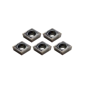 CCMT 06 CUTTING STAINLESS STEEL TIPS / INSERTS X 5 TIPS CCMT06 RDGTOOLS - Picture 1 of 1