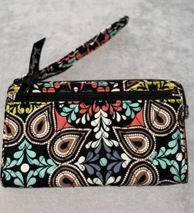 VERA BRADLEY Boho Wallet Wristlet Clutch Bag Paisley & Floral Embroidered Bag - Picture 1 of 13