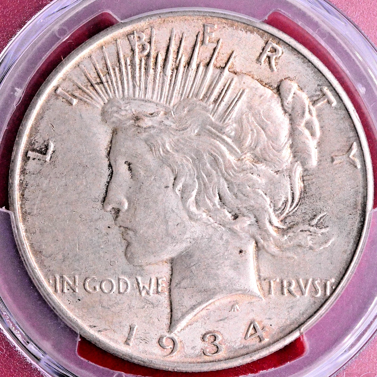 AU 58 Graded 1934 Year Peace Dollars (1921-1935) for sale | eBay