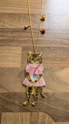 Les Nereides N2X  Nathalie Lete Cat Necklace - Image 1 of 4