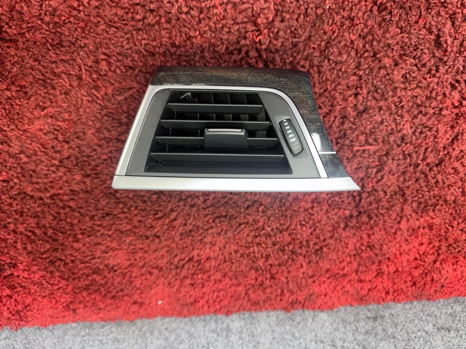 BMW F30 F36 F32 DELANTERO IZQUIERDO TABLERO LADO AIRE ACONDICIONADO CALEFACCIÓN AIRE VENTILACIÓN MADERA MOLDURA OEM 63K Foto 1 de 4