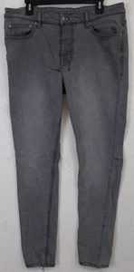 Ksubi Skinny Jeans Herren Größe 36x32 Baumwolle Stretch + X Real Gray Denim - Bild 1 von 12