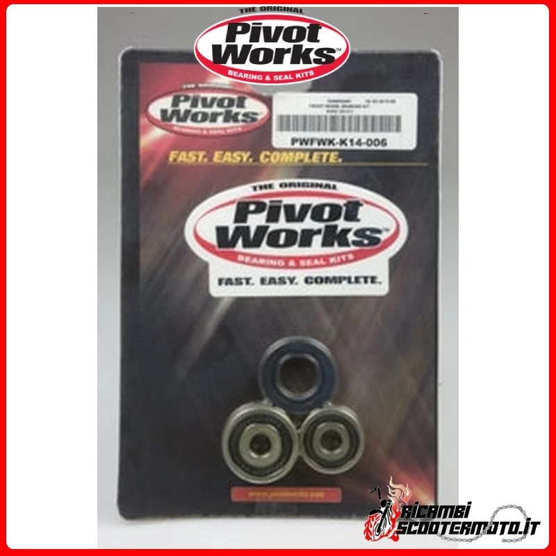 KIT CUSCINETTI RUOTA ANTERIORE PIVOT WORKS KAWASAKI KLX 110 2002-2019 PWFWKK1400 - Imagem 1 de 1