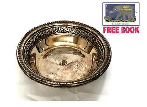 Vintage Reed & Barton 1201 Silver Plate "Bon Bon" Dish, circa 1940 w Free Book - Picture 1 of 8