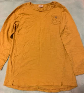 zara girls Musturd Color Top Size 9/10 - Picture 1 of 3