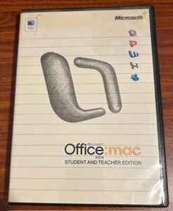 Vintage Microsoft Office:Mac 2004 Student and Teacher Edition Used Free Shipping - Picture 1 of 3
