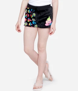 Justice Girl's Size 6-7 Rainbow Emoji Fuzzy Pajama Bottoms New with Tags - Picture 1 of 2