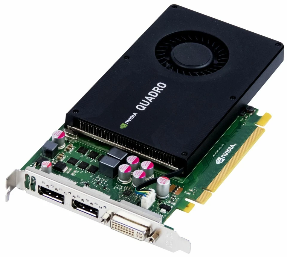 Graphics Card NVIDIA QUADRO K2000 2GB GDDR5 2xDP DVI CAD Professional 128-BIT - Image 1 of 4