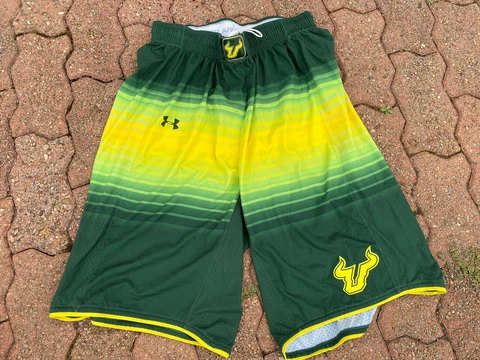 Under Armour Team Issue South Florida Bulls Practice Basketball Shorts Cover