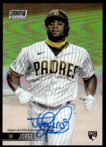 2021 Stadium Club Chrome Autographs Jorge Ona Auto San Diego Padres #SCCAV-JON - Picture 1 of 2