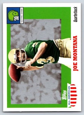 Joe Montana Notre Dame Fighting Irish 2005 Topps All American #8 23575 - Image 1 of 2