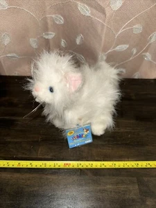 Ganz Webkinz ~ WHITE PERSIAN CAT (HM110) new with unused tags ~ approximately 9" - Picture 1 of 2
