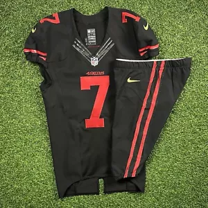 Uniforme de juego emitido por el equipo Nike NFL 2015 San Francisco 49ers Colin Kaepernick - Imagen 1 de 24