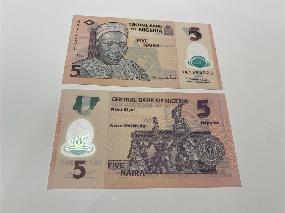 Nigeria 5 Naira, 2011, UNC - Image 1 of 1