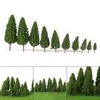 Perfect Decoration 20 Tower Shaped Model Trees for Train Railway Scenery Layout