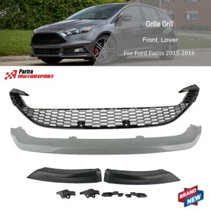 Parachoques delantero apto para Ford Focus 2015 2016 parrilla inferior con 3 labios delanteros - Imagen 1 de 8