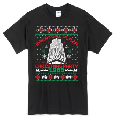 Die Hard Nakatomi Plaza Christmas Party T-Shirt Funny Xmas Tee - image 1 of 2