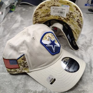 New Era Dallas Cowboys NFL 2023 Salute to Service 9Twenty Adjustable Cap Hat - Picture 1 of 10