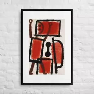 Locksmith (1940) by Paul Klee 24x36-Framed Canvas Print - Picture 1 of 1