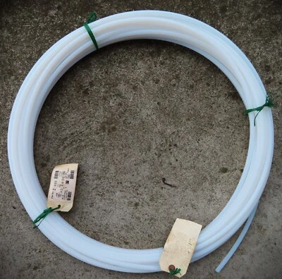 PTFE TEFLON TUBING 1/4" ID x 3/8" OD, .062" WALL, 98 FT, USA MADE, NEW, OPEN BOX - Image 1 of 4