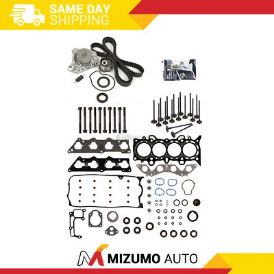 MLS Head Gasket Set Valves Timing Belt Kit Fit 01-05 Honda Civic 1.7L SOHC D17A1 Foto 1 de 4