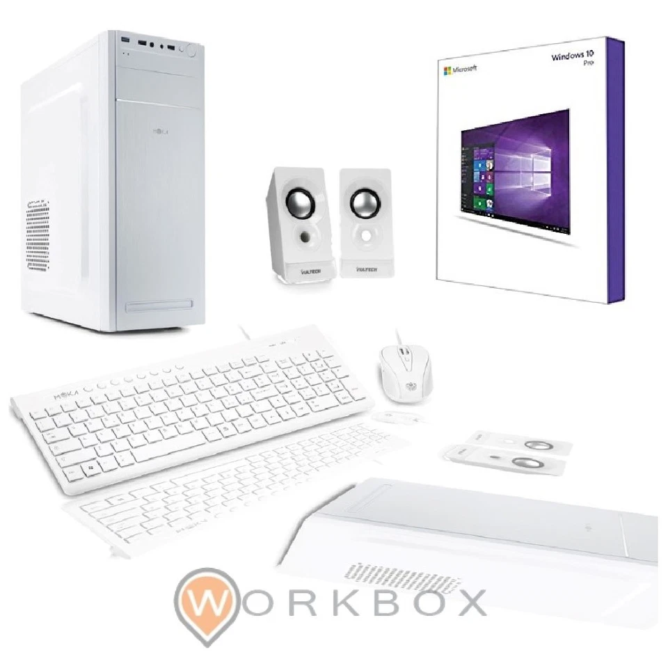 PC DESKTOP FISSO I5-7400 USB3.0 WINDOWS10 WIFI SSD240GB 8GB TASTIERA MOUSE CASSE - Immagine 1 di 1