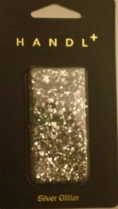 Handl Plate Slide On Accessories System. Silver Glitter. Universal Phone New - Picture 1 of 2